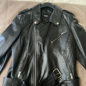 Barney’s leather jacket - size 14